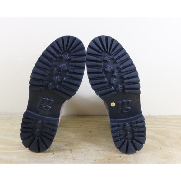 New Paul Green Boots Womens 6 Beige Brown Leather Chelsea Platform Ankle Shoes - Picture 5 of 8